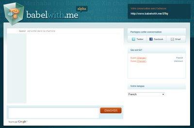 Votre salon de tchat avec BabelWith.Me