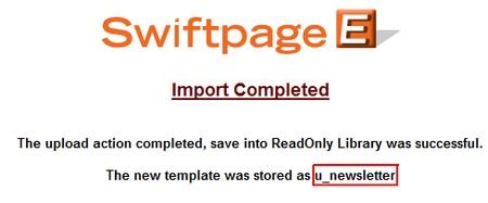 paramétrer solution emailing swiftpage