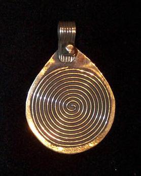 Bijoux marocains Pendentif Atlas Spirale
