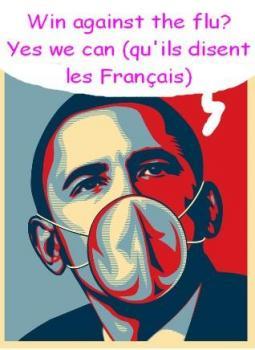 Barack Obama face à la grippe A