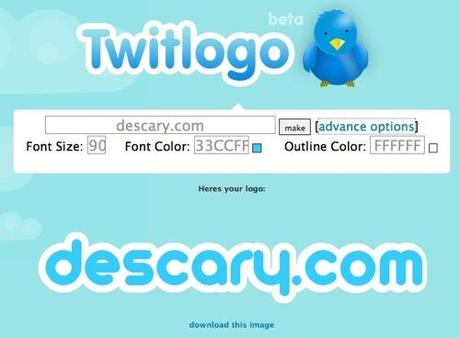 twitlogo Twitlogo: générez un logo de style Twitter