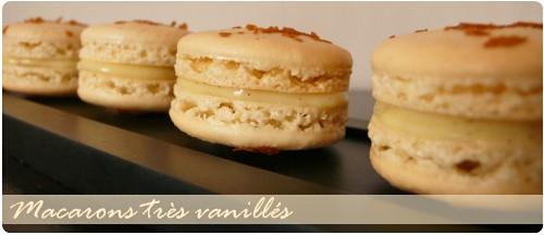 Macarons à la vanille