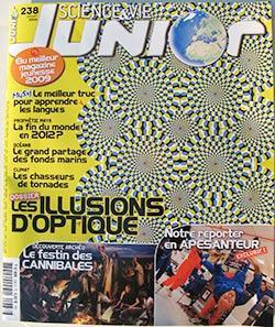 svjillusionsoptique Sciences et vie junior, dossier les illusions d'optique