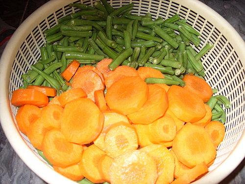 Tajine de veau aux haricots et carottes rondelles