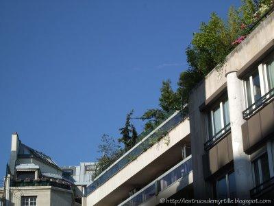 Ciel du lundi #7 - Du vert et du bleu sur Paris