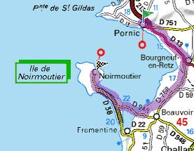 Carte Noirmoutier
