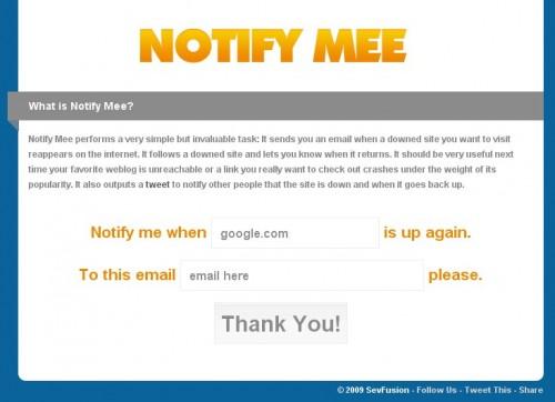 Notifymee 500x362 6 services pour savoir si votre site est indisponible ou pas