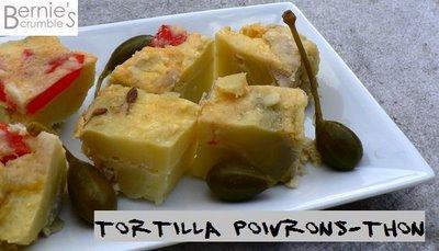 Basics revisités #7 : Tortilla poivron rouge - thon