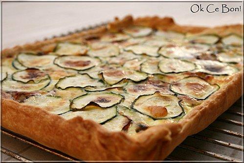Tarte courgette roquefort