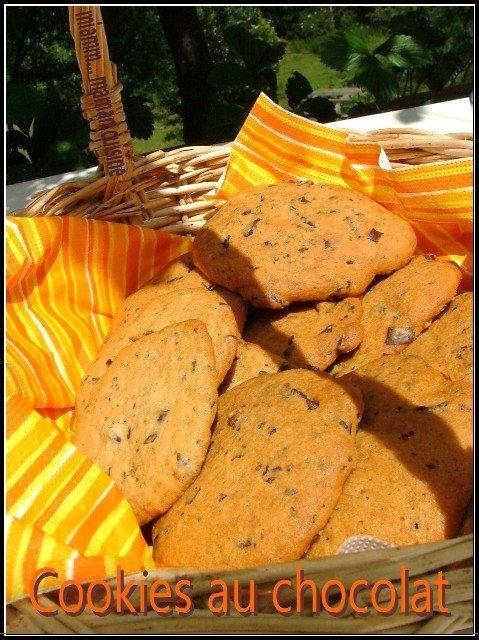 Cookies au chocolat d'après Eric Kayser