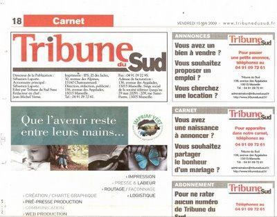 Marseille , Tribune du Sud , nouvelle Info