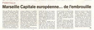 Marseille , Tribune du Sud , nouvelle Info