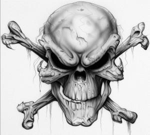 skull-cross-bones-evil