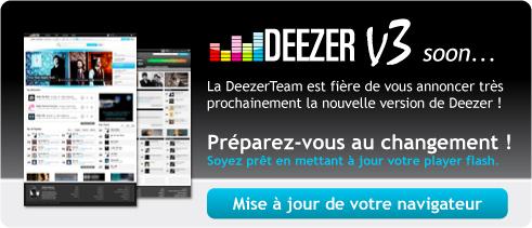 Deezer : la version 3.0 bientôt en ligne !!!
