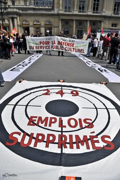 Pêle-Mêle, Manifestation de la culture, Bertrand Delanoë et policiers