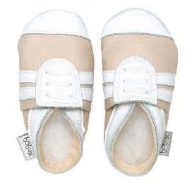 Chaussons Bobux bébé en cuir souple en soldes | À Voir