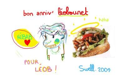 A l'occasion de l'anniversaire du petit de Léob, je lui a...