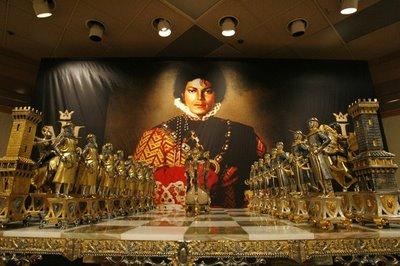 Michael Jackson et ses jeux d'échecs en marbre