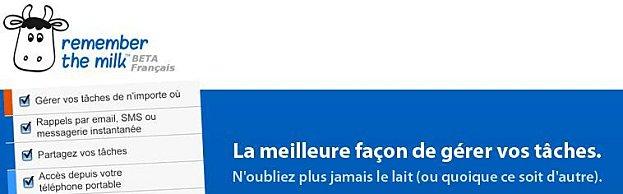 N’oubliez plus rien… avec Remember the Milk