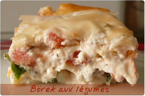 Börek aux légumes (Turque)