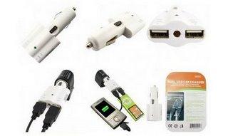 Chargez votre téléphone portable et votre iPod en même temps, dans votre voiture