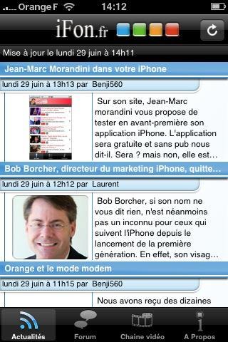 iFon 6 applications iPhone gratuites « spécial actualité »