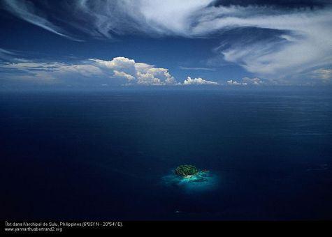 îlot dans un archipel des Philippines