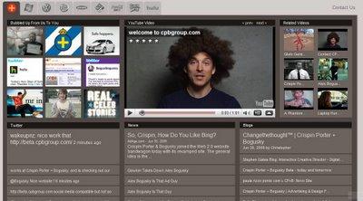 Crispin Porter & Bogusky/ Nouveau Website.