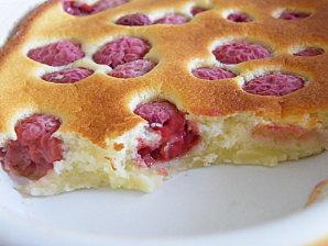 Clafoutis aux framboises