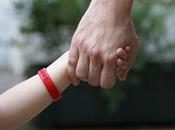 Bracelet rouge pour enfant perdu