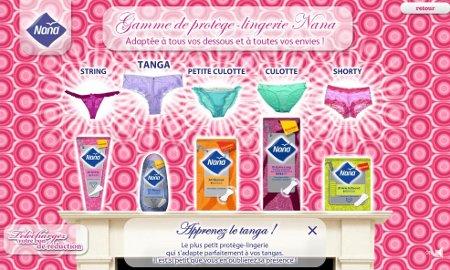 Lancé de petites culottes…