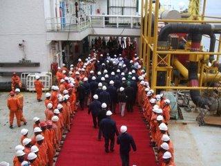 Photos de la visite officielle