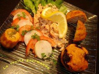 Lanières de truite au Raifort