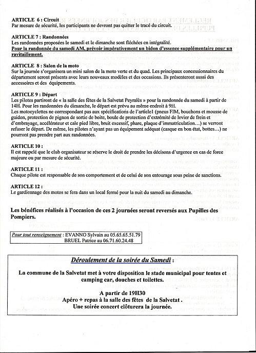 Engagement Rando des Pupilles à Salvetat-Peyralès (12) le 5 et 6 septembre 2009