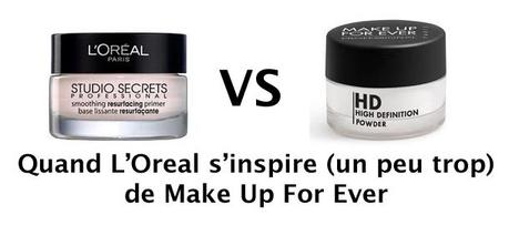 (Studio Secrets) : L'Oréal a t-il copié Make Up For Ever ?