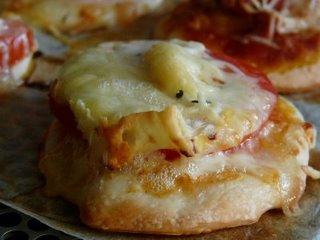 Les minis pizzas...