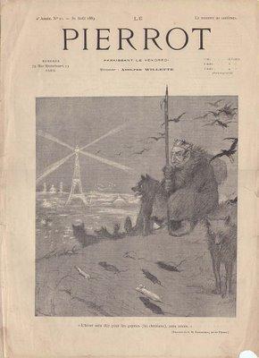 LE PIERROT, bibliographie illustrée, du N° 5 de 1889 au dernier n° de 1891 LE PIERROT, bibliographie illustrée, du N° 5 de 1889 au dernier n° de 1891