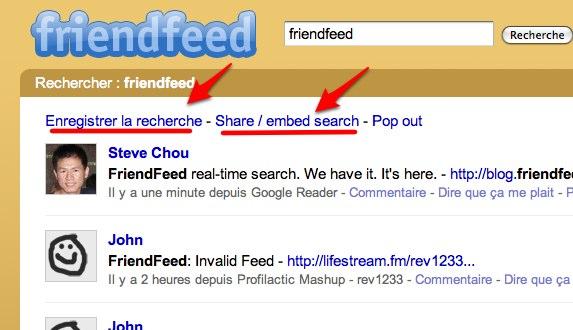 friendfees recherche  FriendFeed permet la recherche en temps réel partout sur le Web ou presque