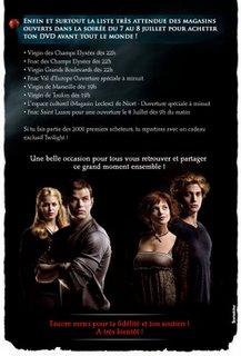 Twilight : Sortie du dvd