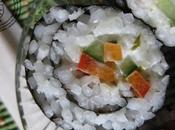 tout premiers Makis sushis légumes