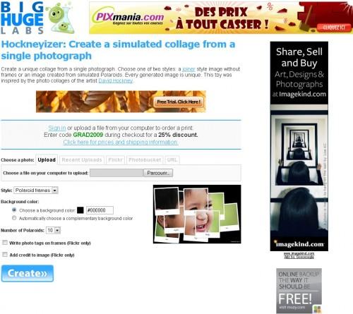 Hockneyizer 500x445 Hockneyizer, comment créer facilement des collages photos