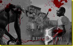 Resident Evil 5 - Surrounded Black and White 16by10