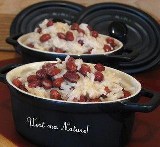 Fèves rouges & Riz au Lait de coco - Iles Vierges Américaines ou Le Tour du Monde en 232 recettes de Mamzelle Gwen