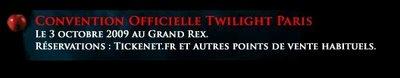 Twilight : une convention officielle à Paris