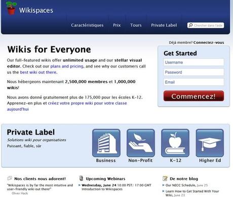 Avez-vous pensé au Wiki dans votre stratégie eMarketing ? wikispaces