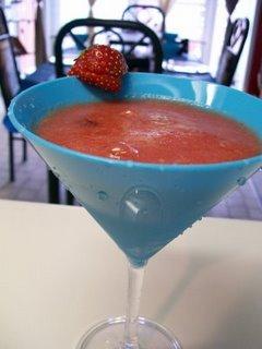 Limonade de melon d'eau et de fraises