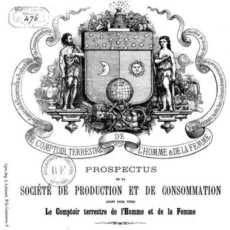 comptoir terrestre Un prospectus à Lyon en novembre 1871