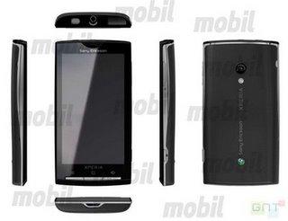 Un téléphone Sony-Ericsson sous Android