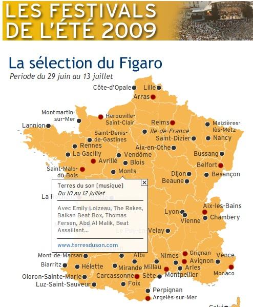 Les festivals de l'été