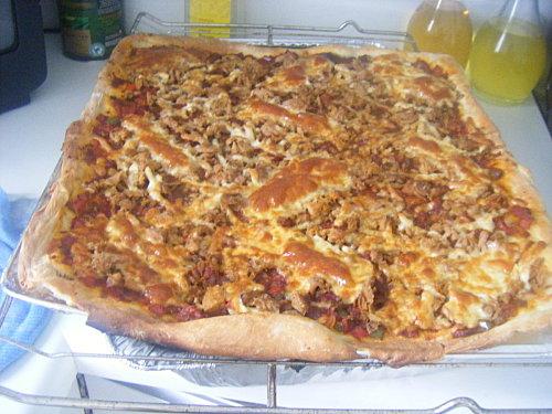 Une bonne pizza et un grand merci a Regine et Cenwen